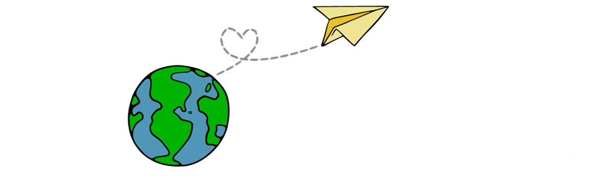 Lil' Voyagers Academy Logo (White)